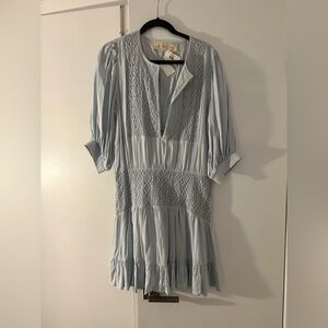 Jen’s pirate booty Light Blue Lace Detail Dress